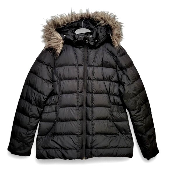 The North Face Jackets & Blazers - THE NORTH FACE Gotham Jacket Black 550 Good Down Puffer Faux Fur Hood Coat Parka